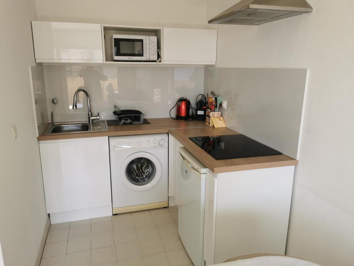 Antibes Les Pins 2 Pieces Vue Mer Piscine Parking Apartment ภายนอก รูปภาพ